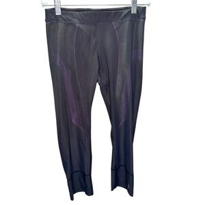 Adidas Adipower Mesh Purple Detail Leggings US 8